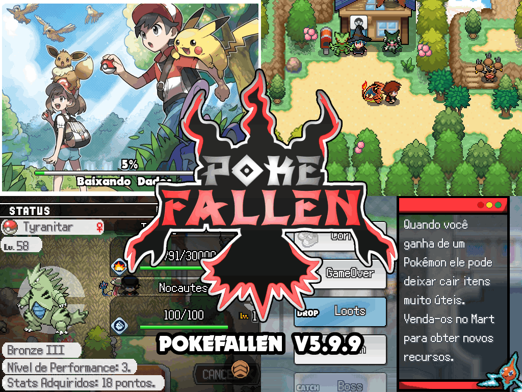 Conheça Pokémon Fallen, jogo não-oficial para Android e PC feito